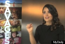 WATCH: Salma Hayek On Playing A Monster In Oliver Stone's New Film, Savages
