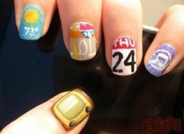 iPhone App-Inspired DIY Nail Art