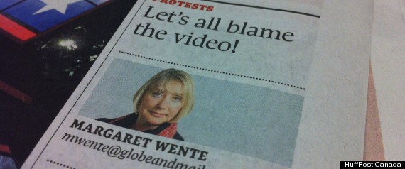 Margaret Wente Plagiarism Globe