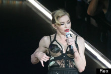 Masterpiece Or Disasterpiece: Madonna Combines Bra, Pinstripe Trousers, Corset & Thong On Stage 