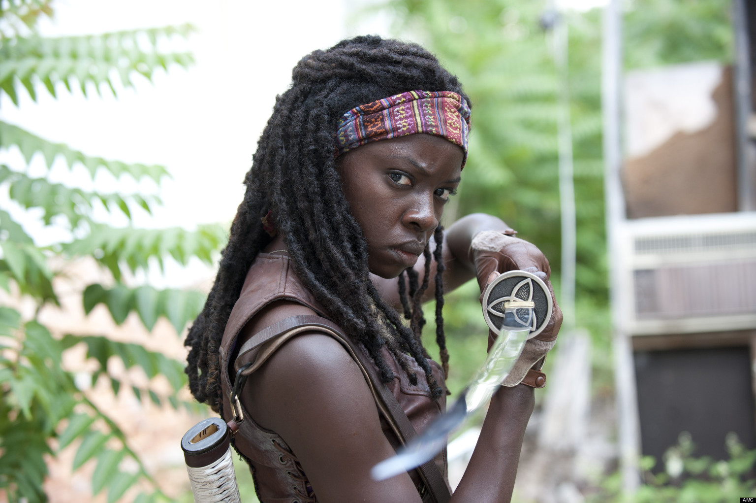 The Walking Dead Michonne Actress Danai Gurira Behind The Scenes Video Huffpost 7846