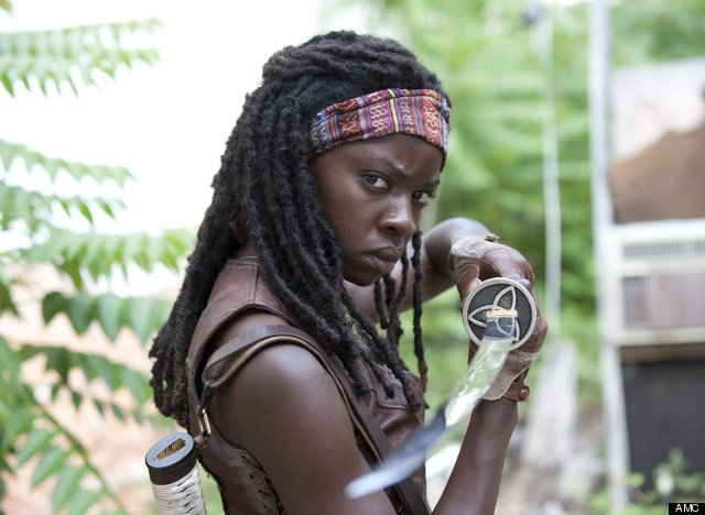 http://urls.re/S3R .Go Behind The Scenes Of 'The Walking Dead' With Michonne