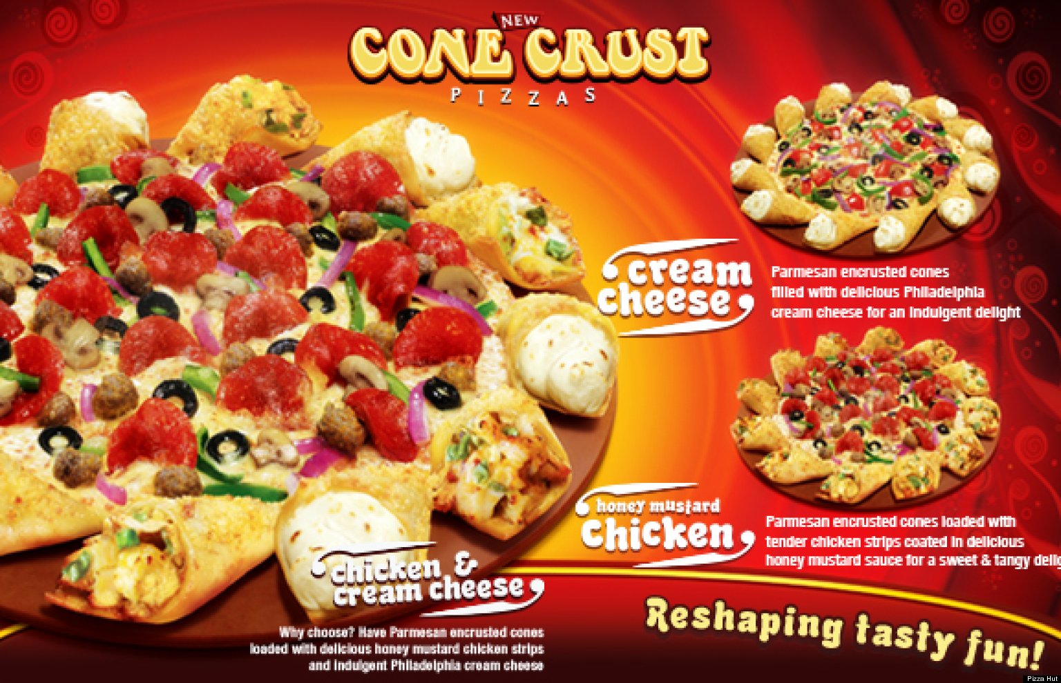 'Cone Crust Pizza' Is Pizza Hut's Latest GrossOut Creation In The