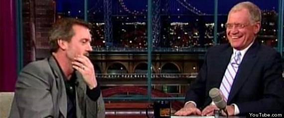 David Letterman Hugh Laurie