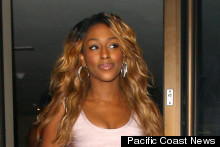 Hands Up Who Wants To See Alexandra Burke In A Revealing Bandage Dress?
