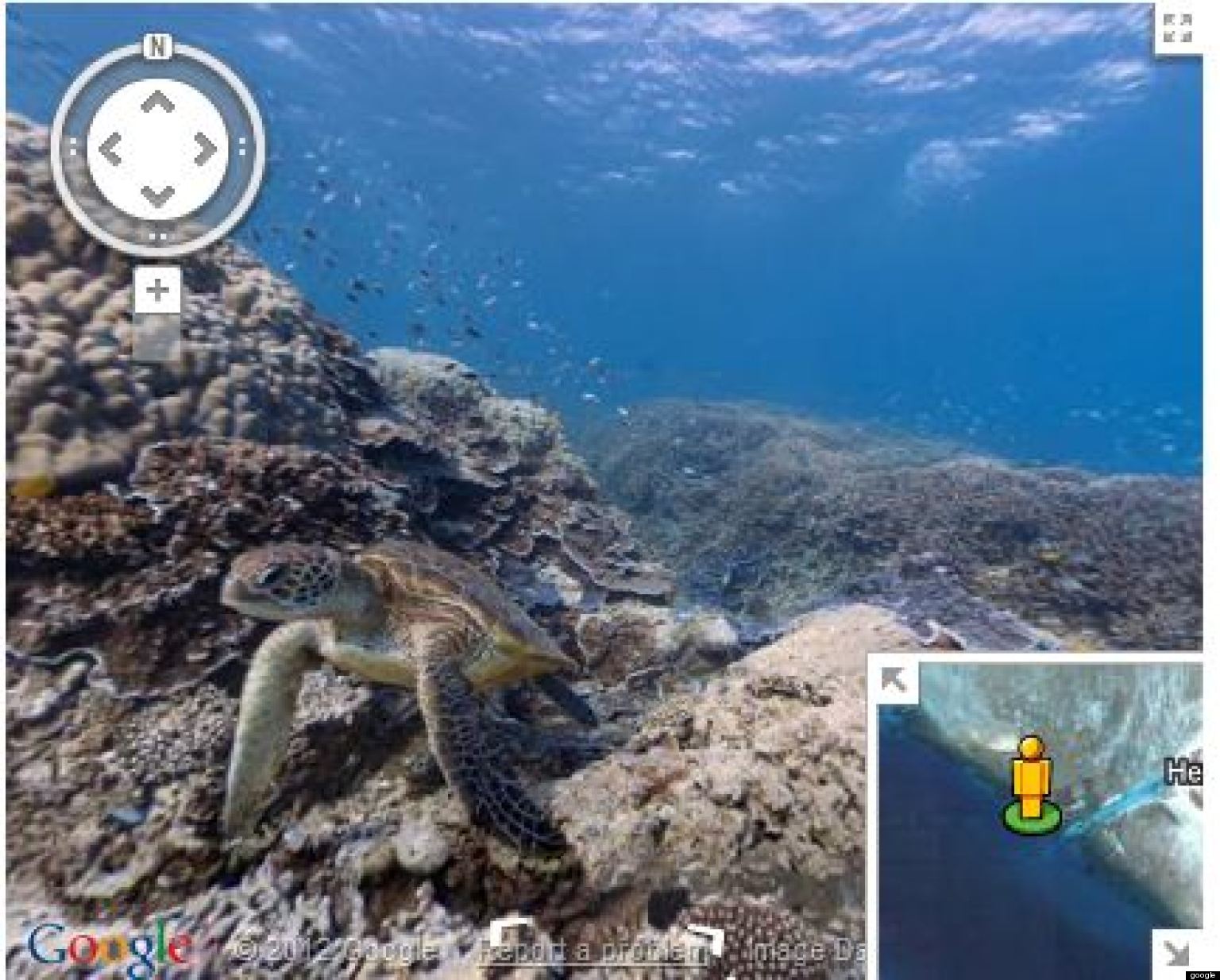 Google Launches Street View Underwater HuffPost