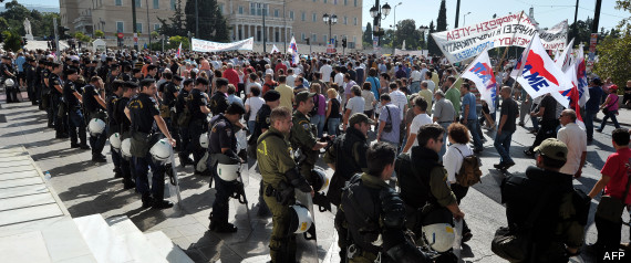 Grece Athenes Manifestations Rigueur