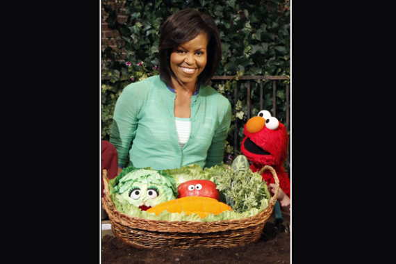 Michelle Obama Sesame Street