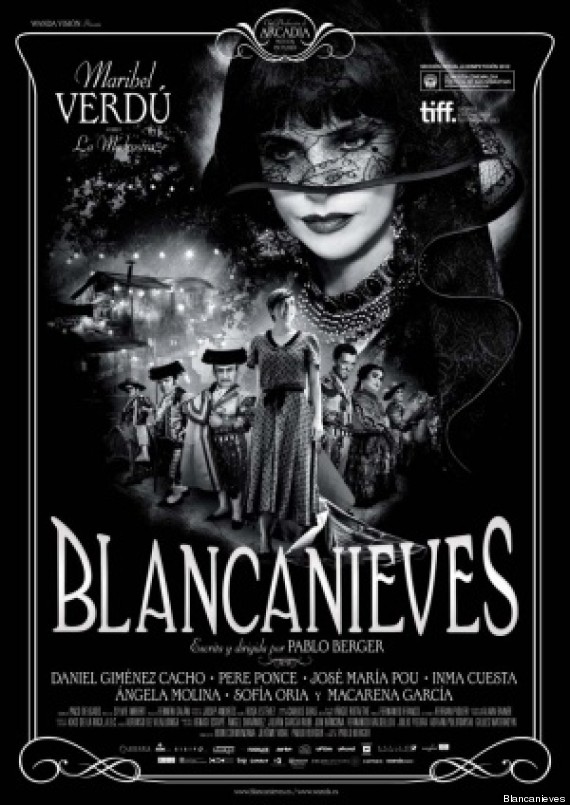 poster blancanieves blanco y negro