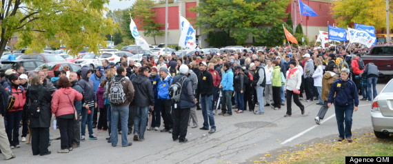 Manif Becancour