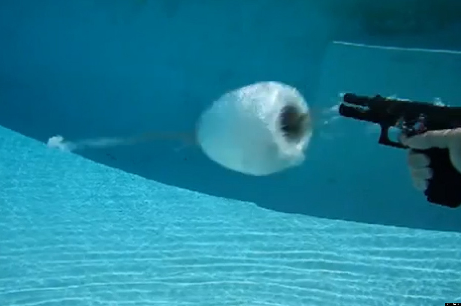 Handgun Underwater Video Andrew Tuohy Fires Gun Underwater With