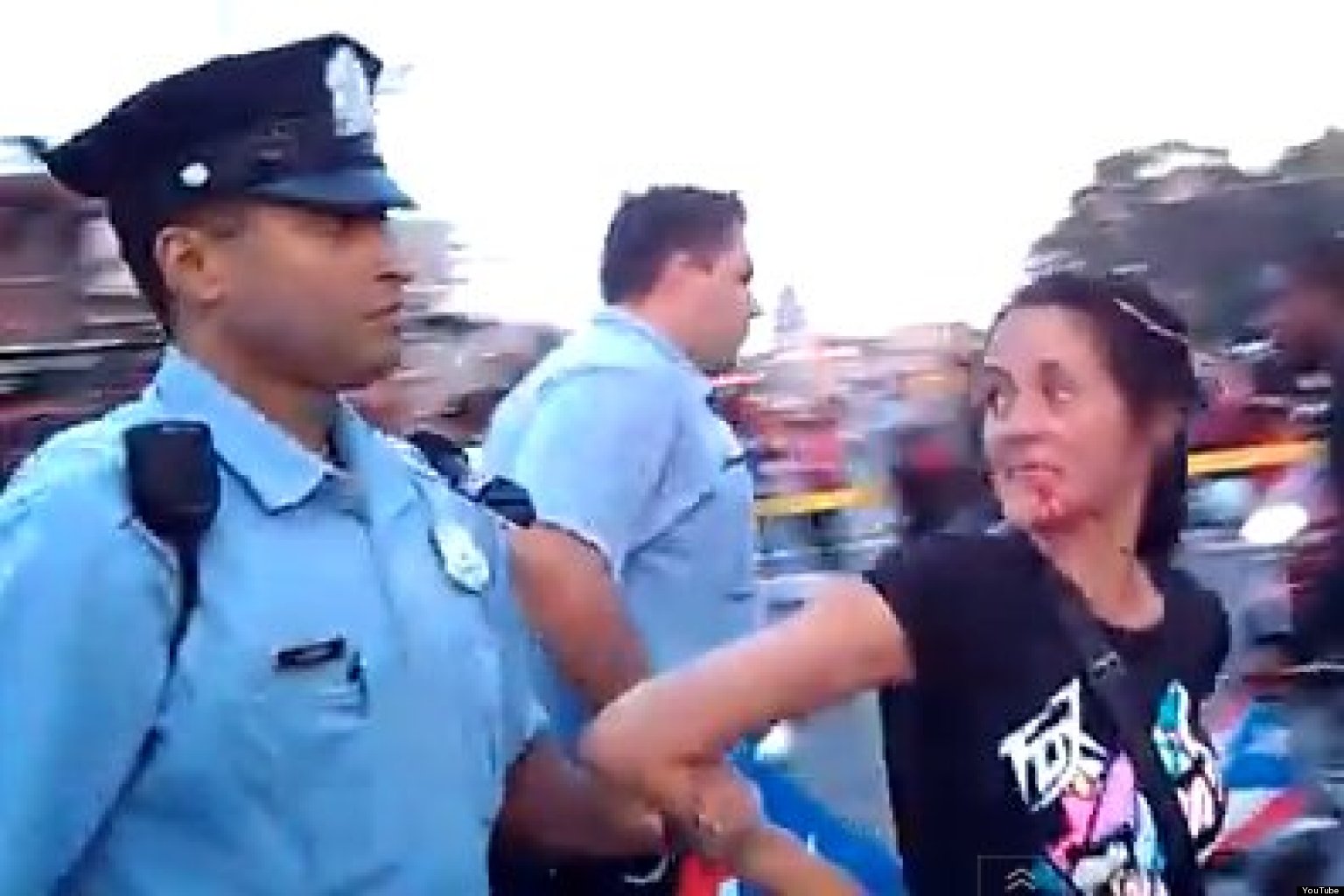 Philadelphia Police Officer Appears To Punch Arrest Woman After Puerto Rican Day Parade 2012