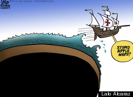 'TOON: What If Columbus Had Relied On Apple Maps?