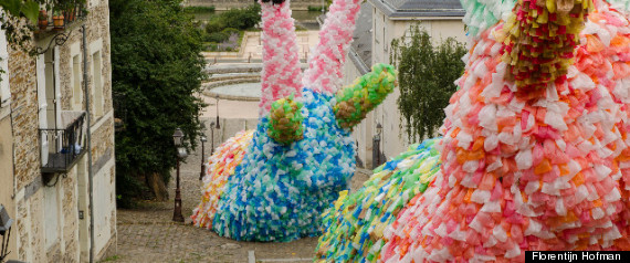 Slug Plastic Bag Art
