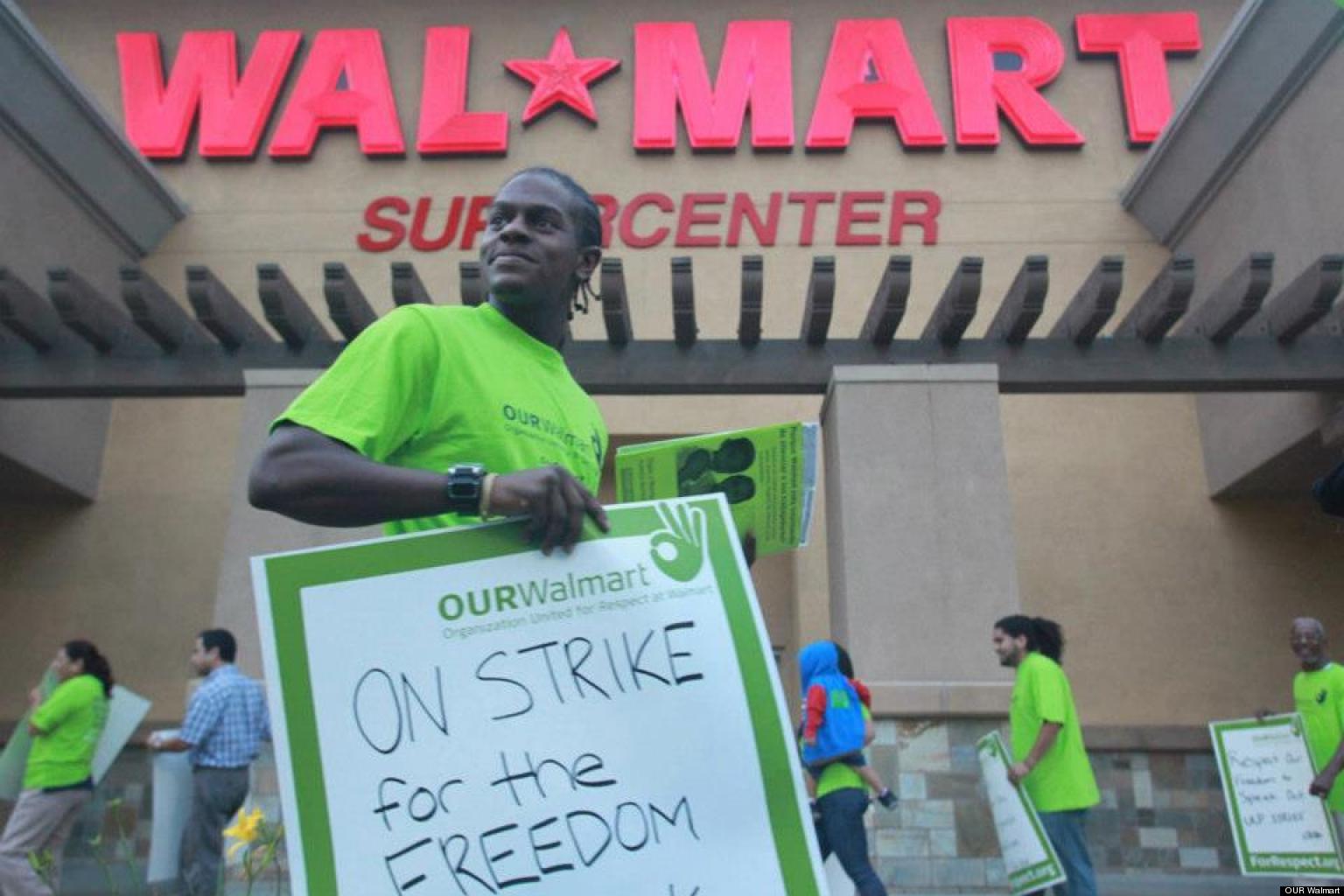 Walmart Strike Dozens Of LA Workers Walk Off The Job In FirstEver