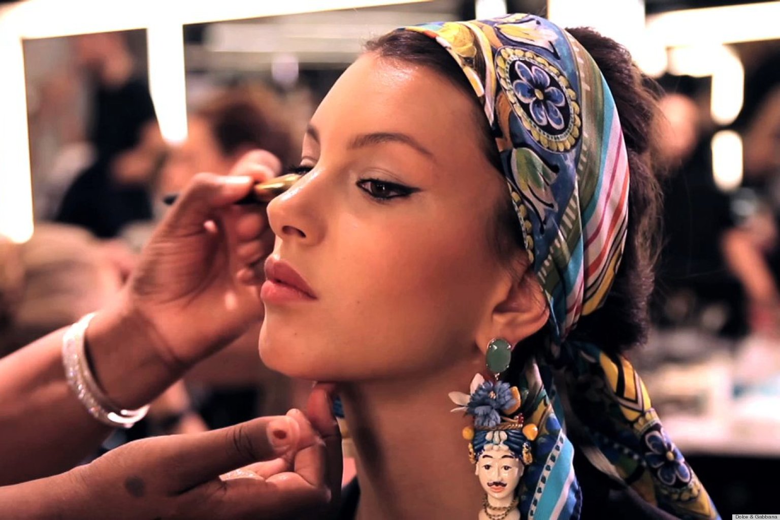 Dolce And Gabbana Spring 2013 Backstage Beauty Recreate The Sicilian Summertime Look Video 