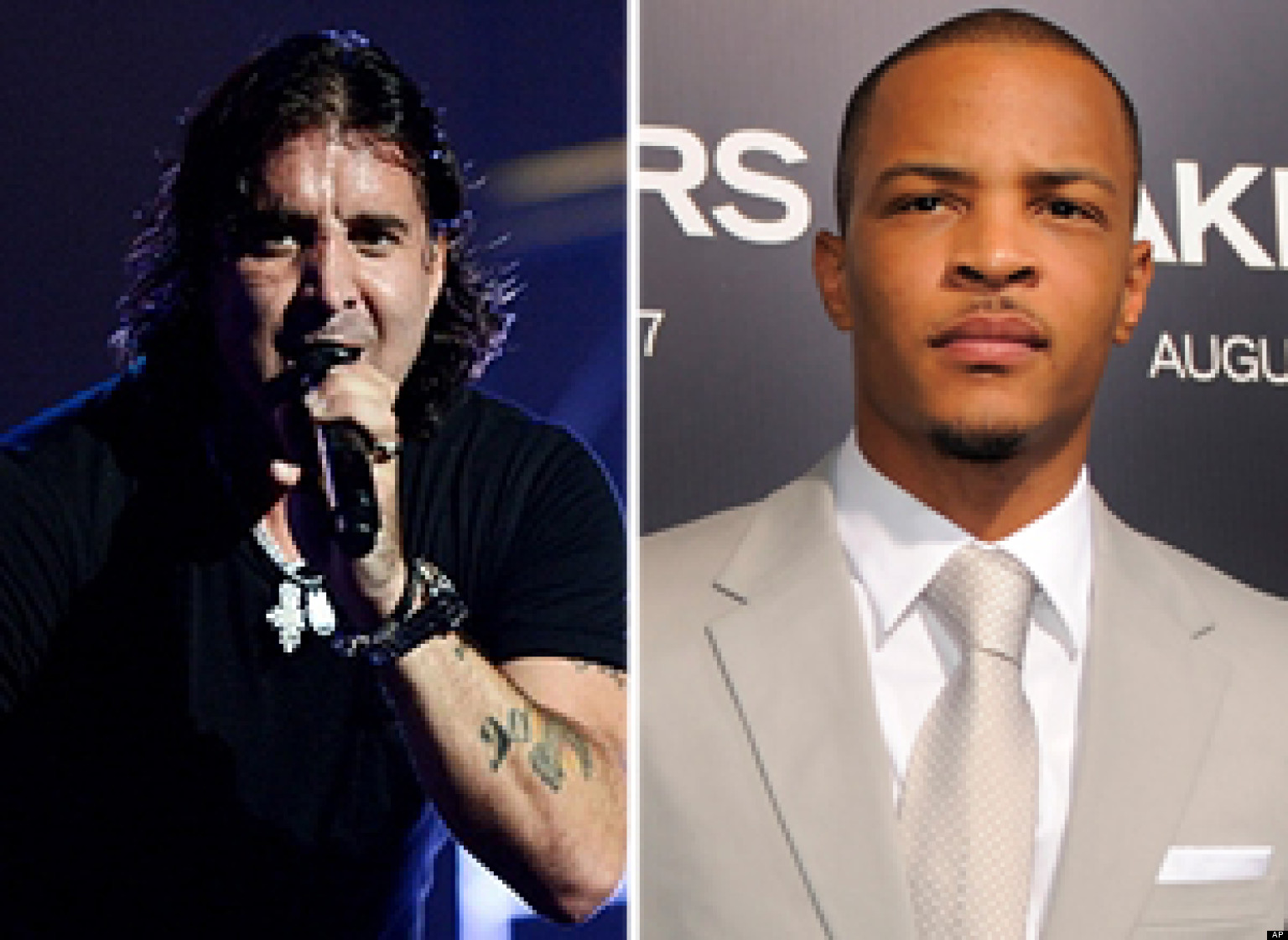 Ti And Scott Stapp Rapper Saved Creed Singers Life After Suicide Attempt Huffpost 