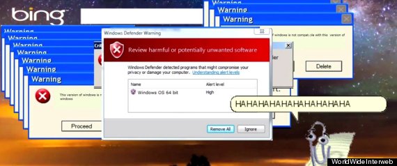 Internet Explorer Honest Ad