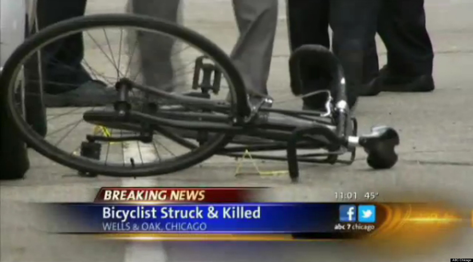 Bicyclist Killed By Semi Truck In Chicago: Man Hit While Avoiding Open ...