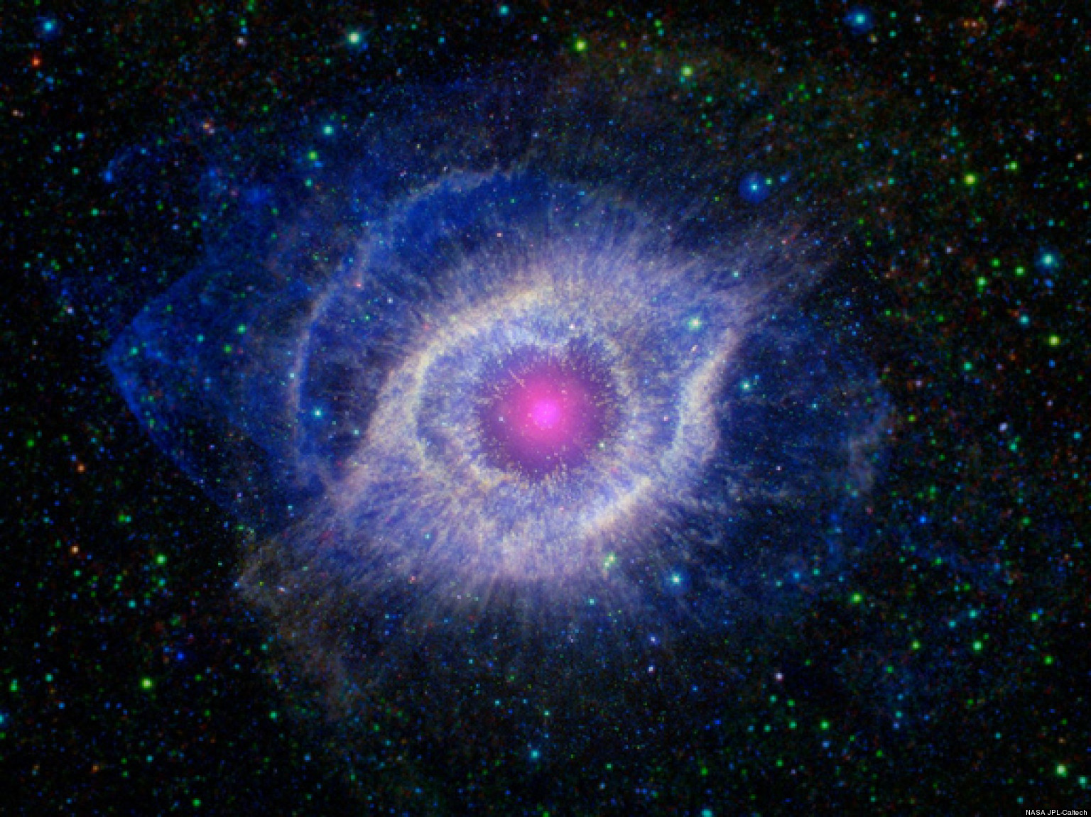 Helix Nebula Photo Giant Eye In Space Spotted By NASA Telescopes