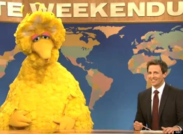 http://urls.re/S3R .WATCH: Big Bird Stops By Weekend Update