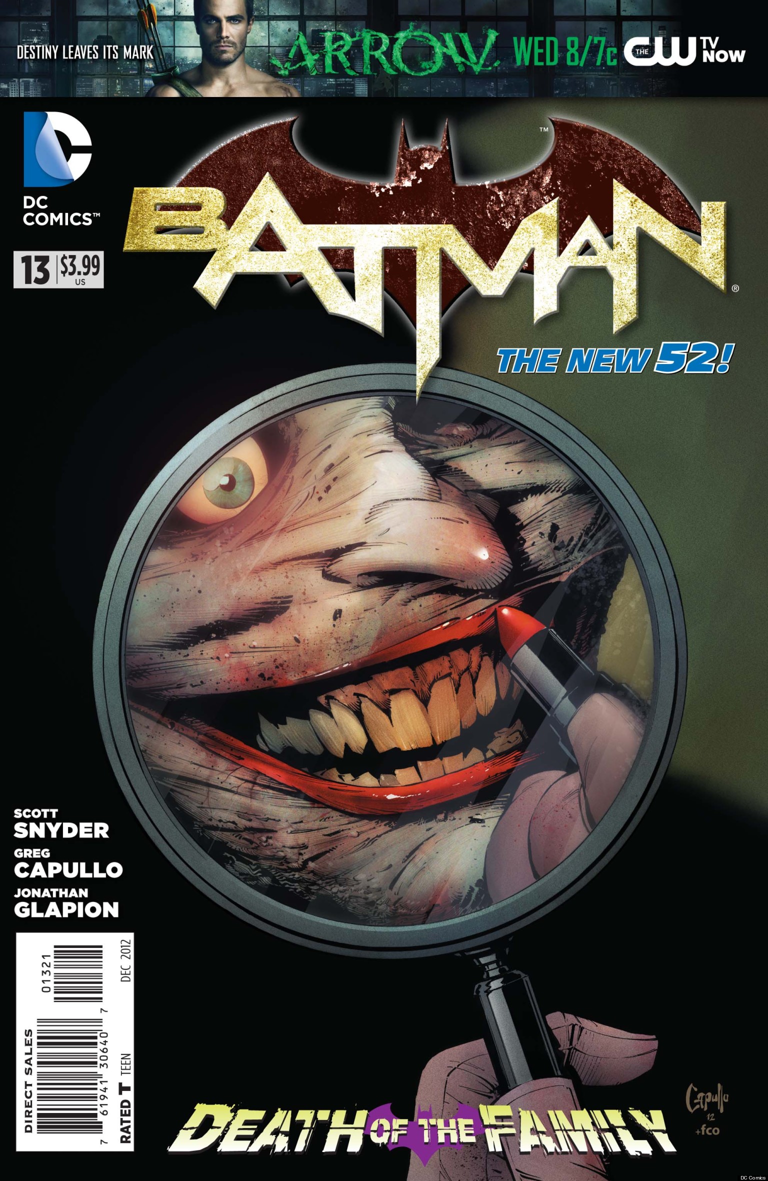 Review Batman 13 Scott Snyders Resurrection Of The Joker Huffpost