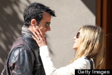 Jennifer Aniston Flashes Huge Engagement Ring On Day Out With Justin Theroux