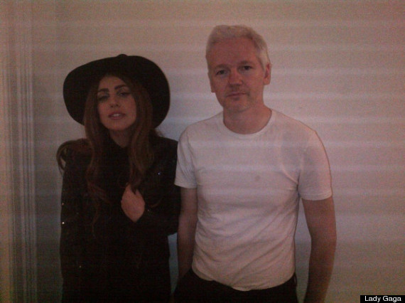 lady gaga and assange