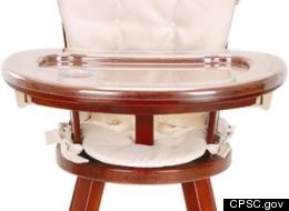Graco Classic Wood High Chairs Recalled After Reports Of Seats Detaching