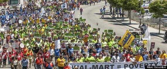 La Walmart Protest