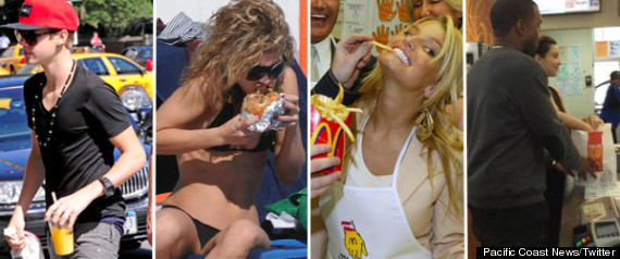 Celebrities Eating Fast Food