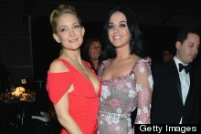Katy Perry And Kate Hudson Get Glam For amfAR's Inspiration Gala