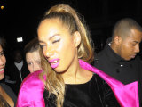 Leona Lewis Gurns For The Cameras As...