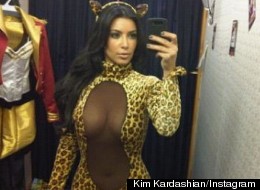 Kim Kardashian prête pour l'Halloween!