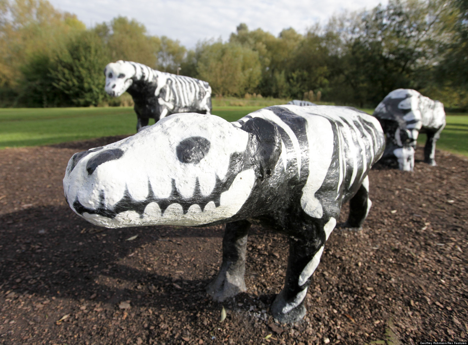 Milton Keynes\u002639; Famous Cows Given \u002639;Halloween\u002639; Makeover  HuffPost UK