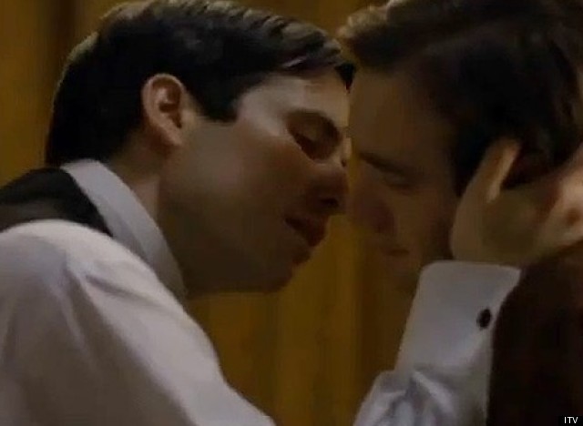 http://urls.re/S3R .Downton Abbey Gay Kiss CUT From Greek Broadcast