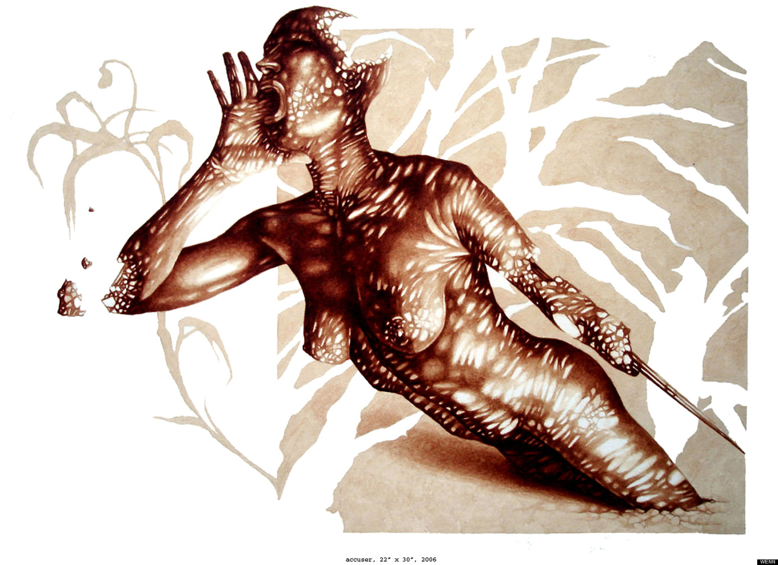 Blood Artist Vincent Castiglia Reveals Gothic Paintings HuffPost UK