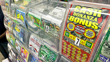 Scratch-off lottery tickets