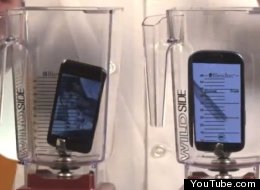 WATCH: iPhone and Samsung Galaxy Blended To Smithereens