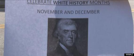 White History Months Flyer