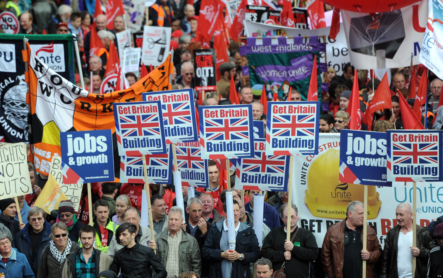 Anti-Austerity Protesters March Through Central London (PICTURES ...