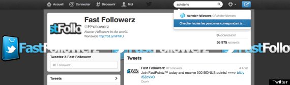 faux followers twitter