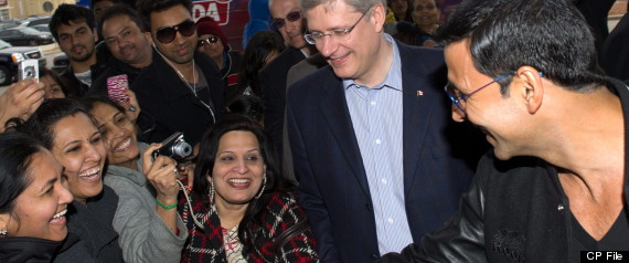 Stephen Harper Ethnic Ridings