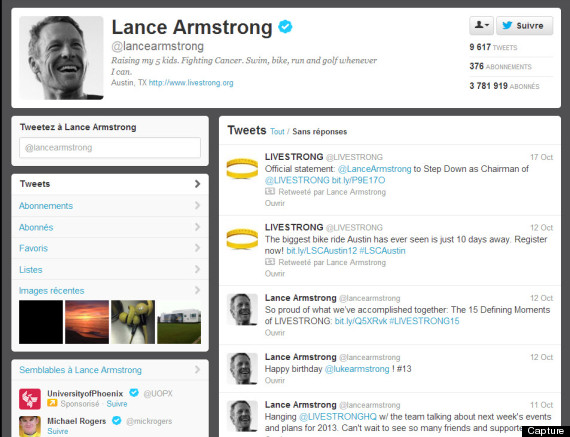 armstrong twitter