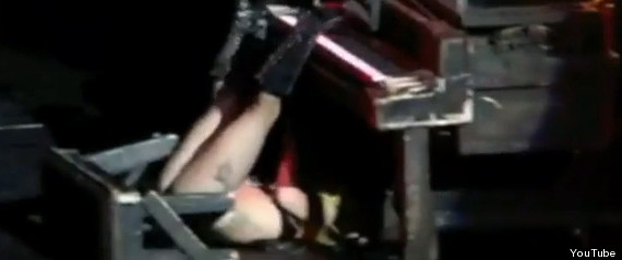 Lady Gaga Falls