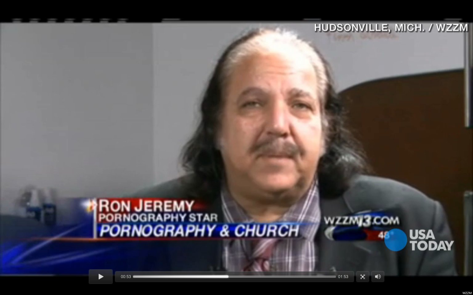 Ron Jeremy Goes To Church Tells Michigan Worshippers That Porn Star