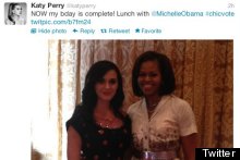 Michelle Obama & Katy Perry Are Ladies Who Lunch