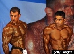 Strongmen compete in Mr Afghanistan contest held in Kabul 