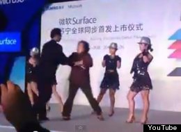 Grandmother Invades Stage, Bundled Off By Security At Microsoft Launch Event