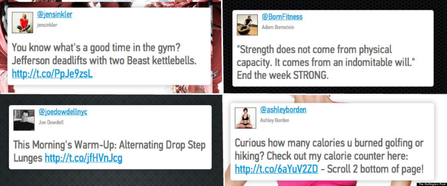 20 Of The Best Fitness Experts Worth Following On Twitter HuffPost